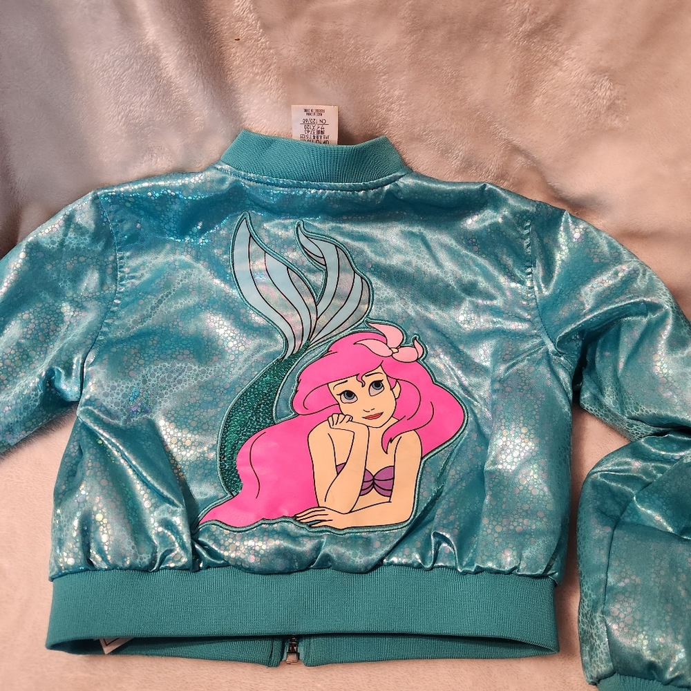 EUC Disney Store Ariel Crop Jacket 5/6